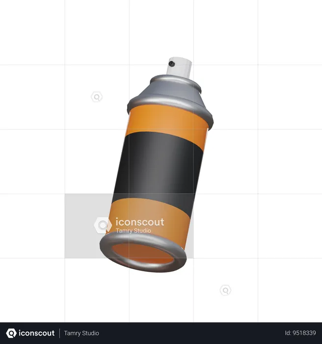 Color Spray/aceite  3D Icon