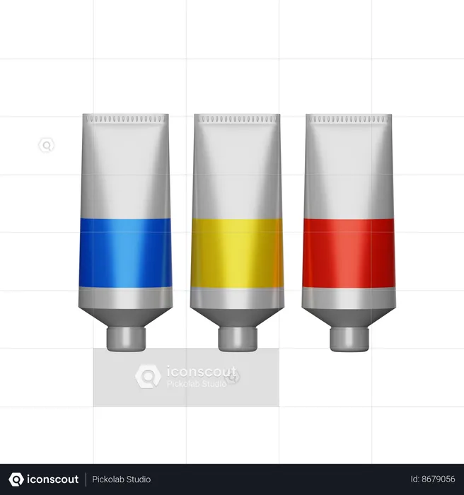 Color Tube  3D Icon