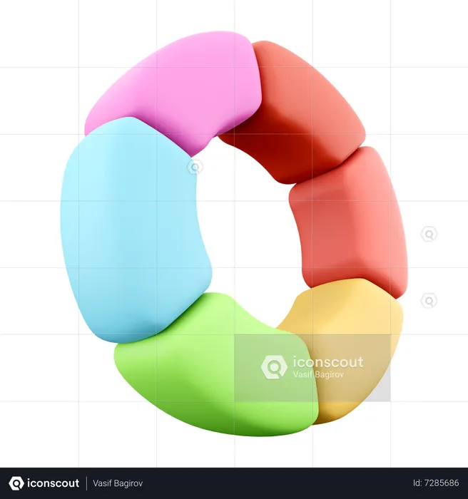 Color Wheel  3D Icon