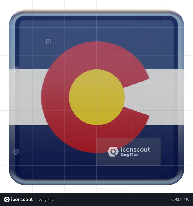 Colorado-Flagge Flag 3D Flag