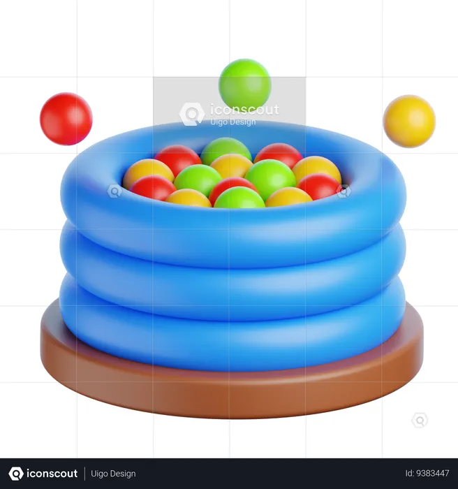 Colored Balls  3D Icon