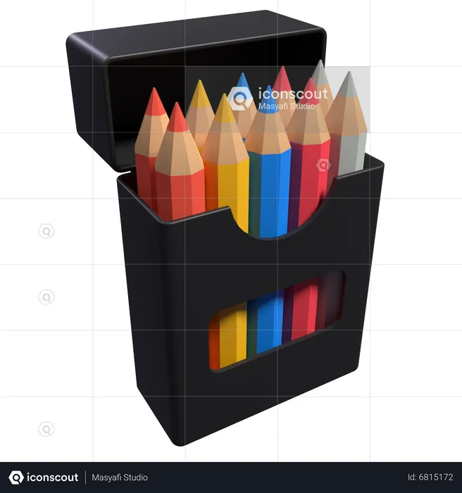 Colored Pencils  3D Icon