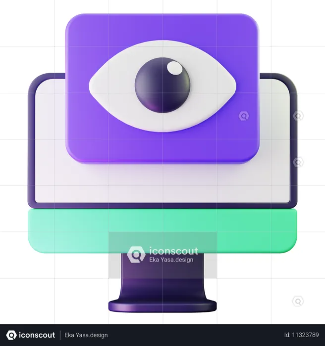 Colorful Eye-Catching Webcam Design for Streamers  3D Icon