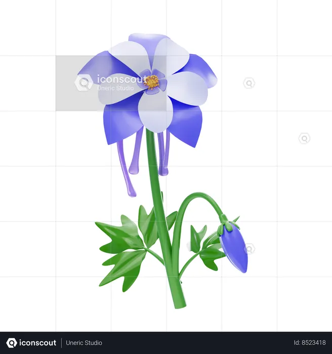 Columbine  3D Icon