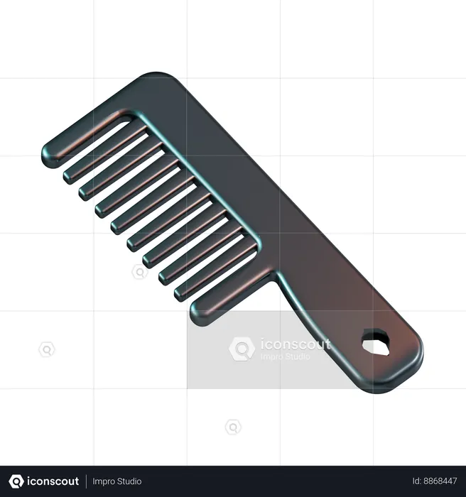 Comb  3D Icon