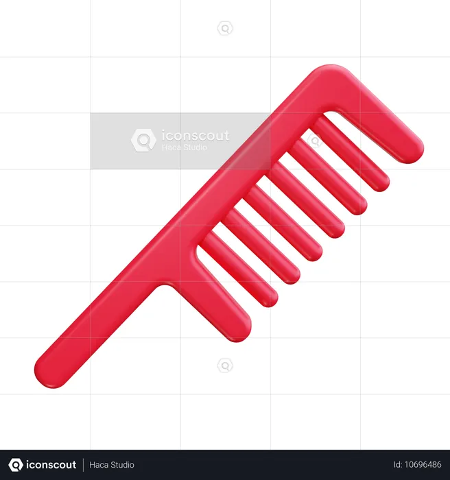 Comb  3D Icon