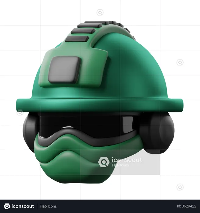 Combat Helmet  3D Icon