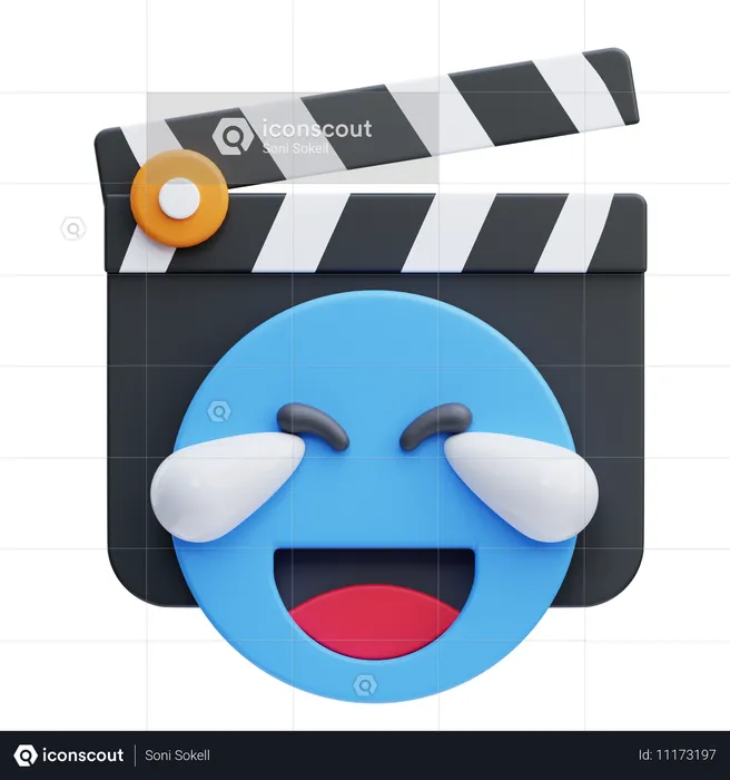 Filme de comédia  3D Icon