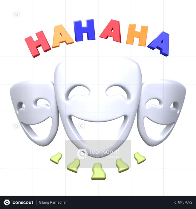 Comedy  3D Icon