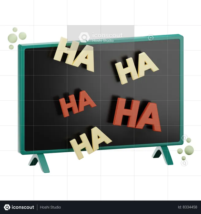 Comedy Tv  3D Icon