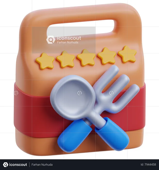 Comentarios de comida  3D Icon