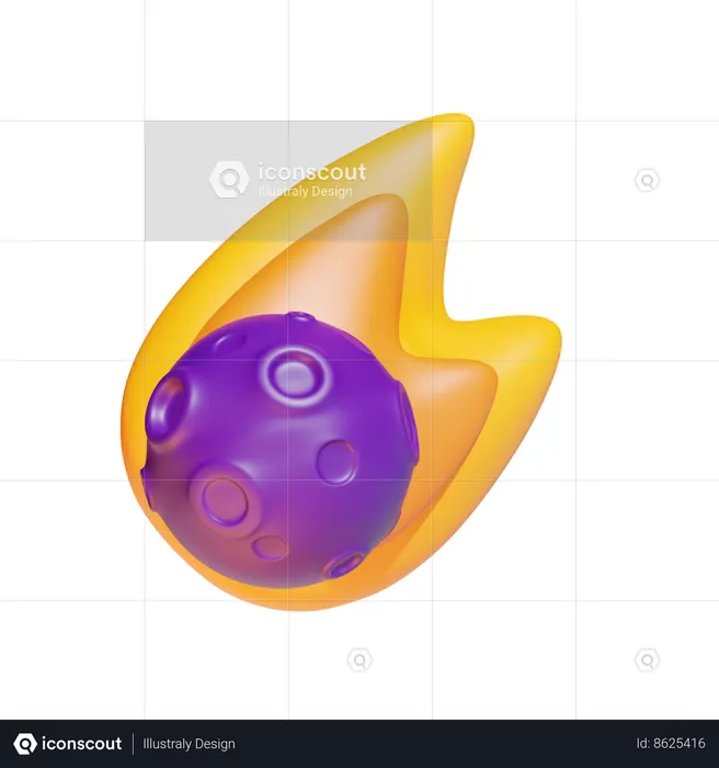 Comet  3D Icon