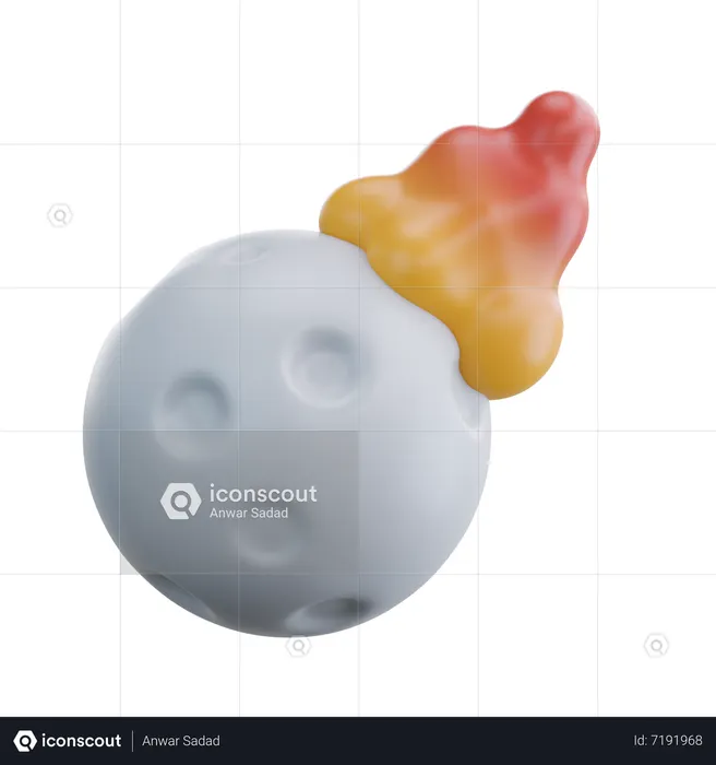Comet  3D Icon
