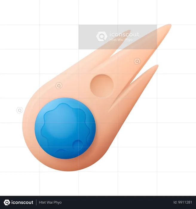 Cometa  3D Icon