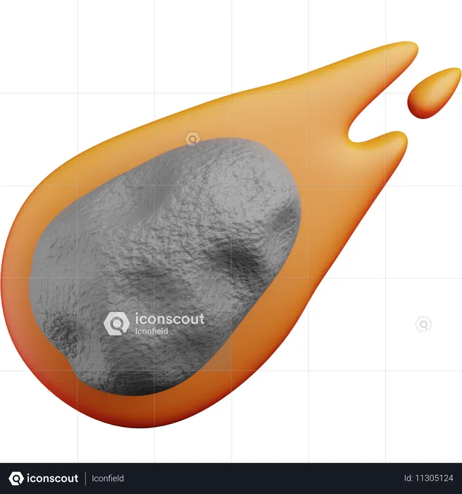 Cometa  3D Icon