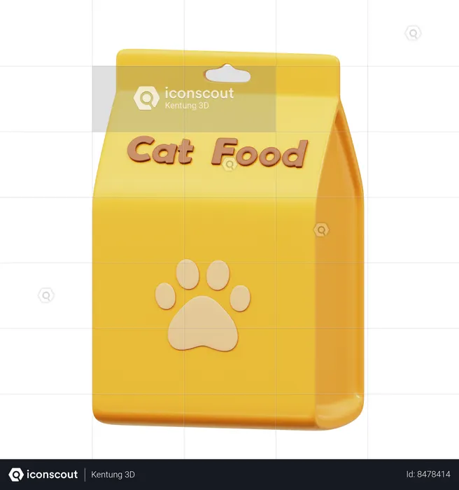 Comida de gato  3D Icon