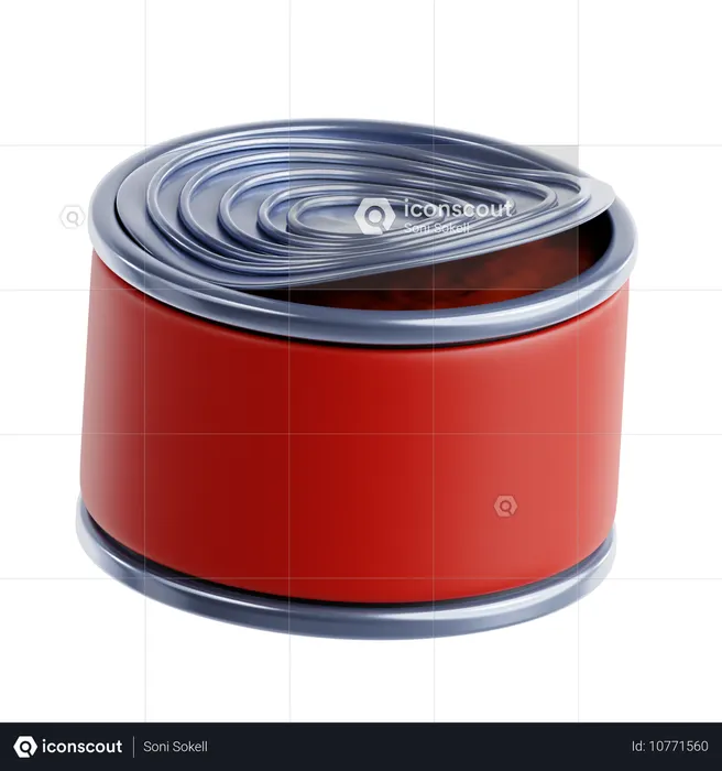 Comida enlatada  3D Icon
