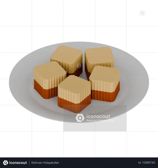 Geleia de comida indonésia  3D Icon