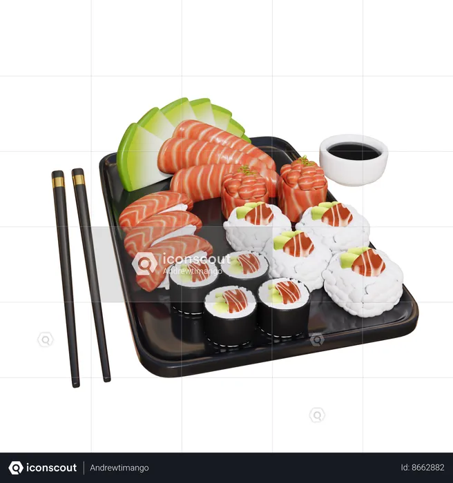 Comida Japonesa  3D Icon