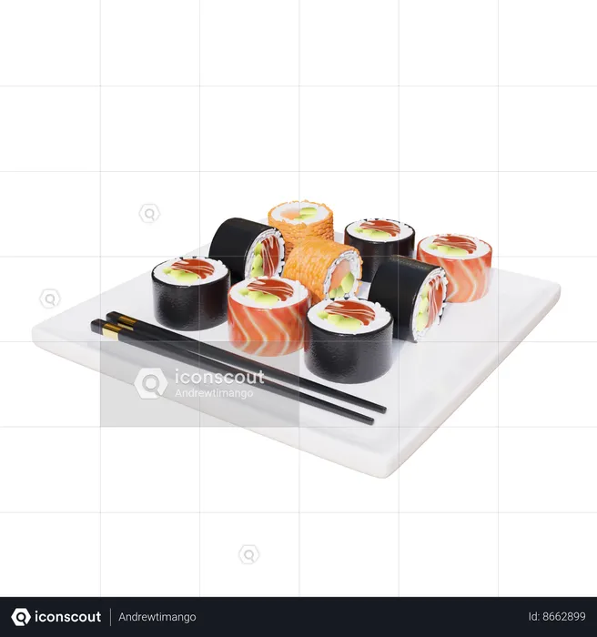 Comida Japonesa  3D Icon