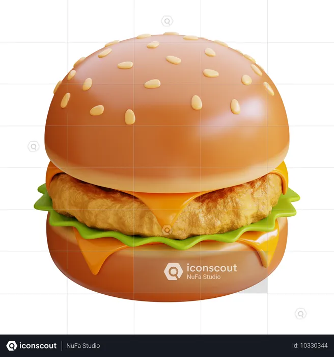 Junk food  3D Icon