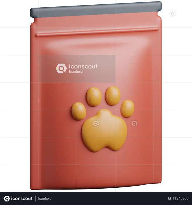 Comida para animais de estimação  3D Icon