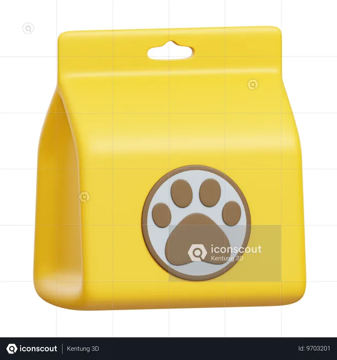 Comida para animais de estimação  3D Icon