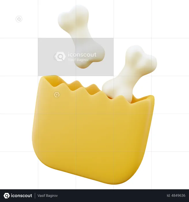 Comida para animais de estimação  3D Icon