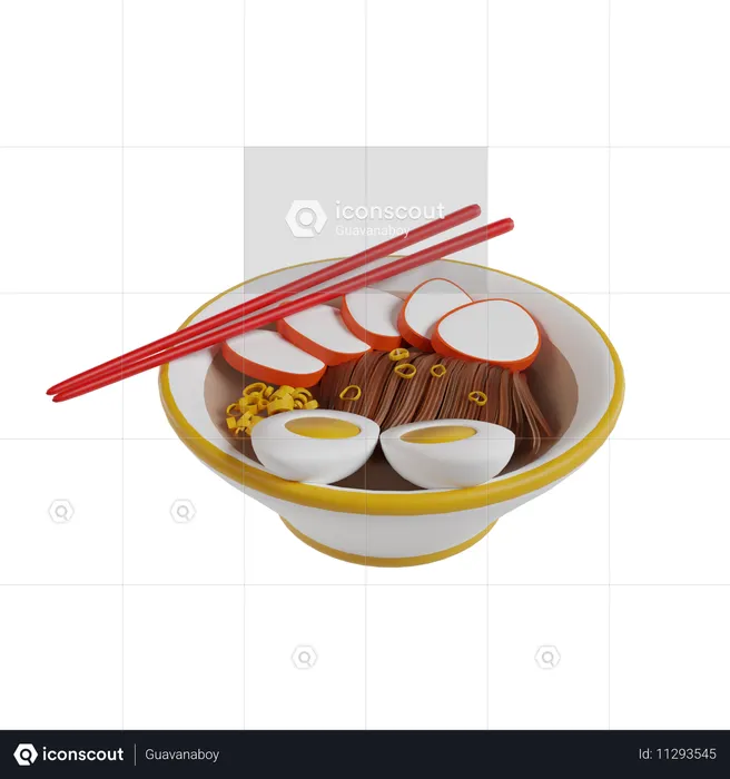 Comida ramen  3D Icon