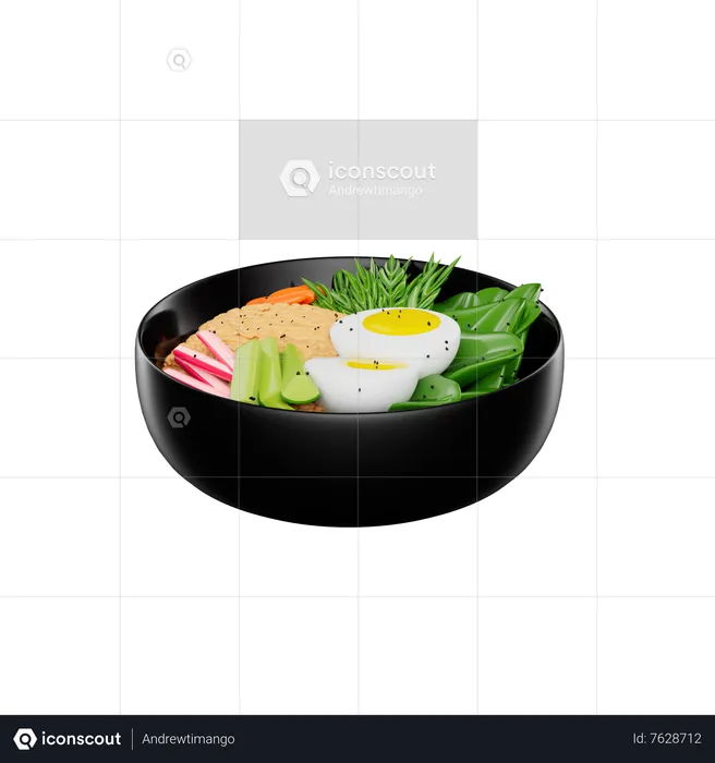 Comida sana  3D Icon