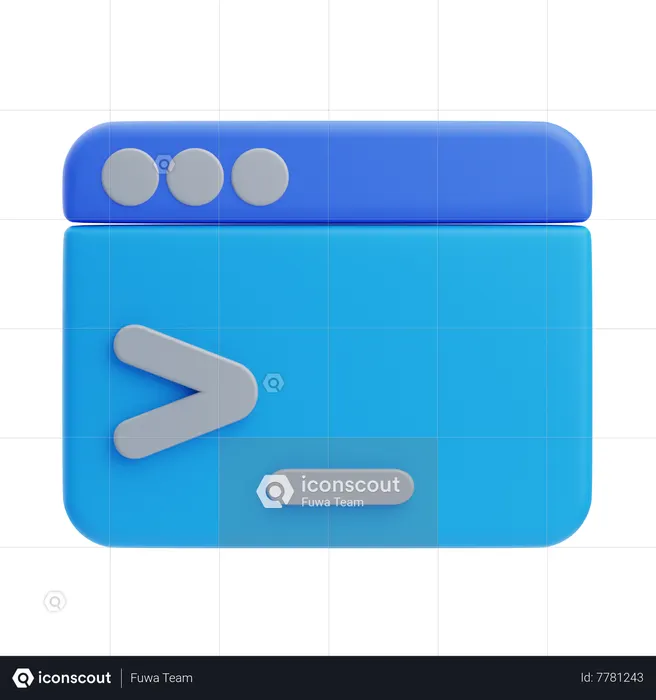 Command Prompt  3D Icon