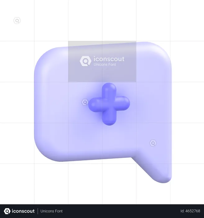 Comment Alt Medical  3D Icon