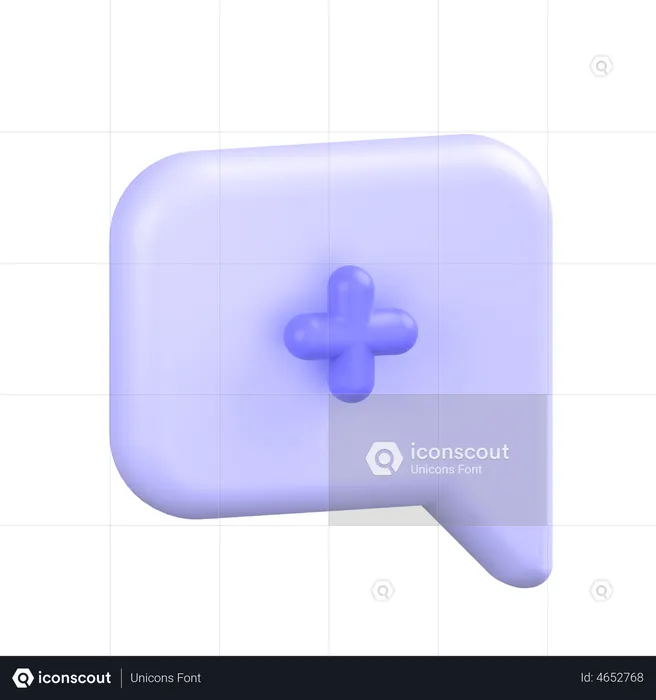 Comment Alt Medical  3D Icon