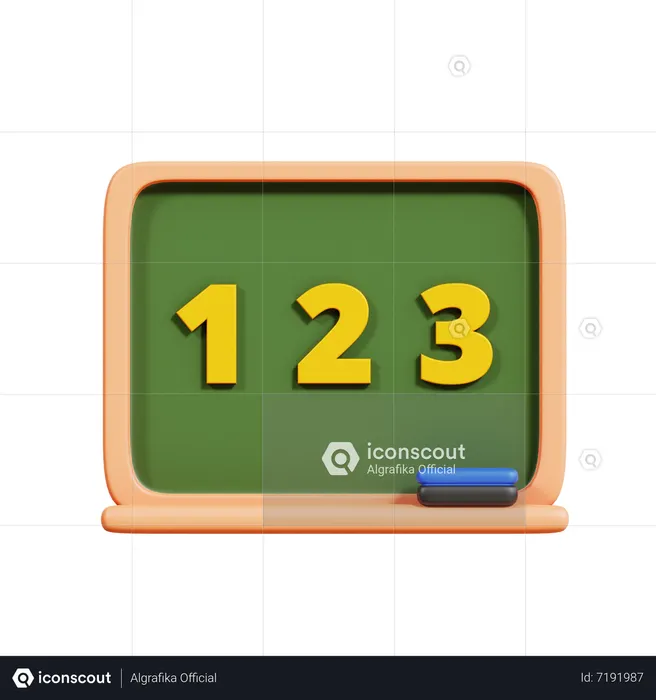 Tableau d'école  3D Icon