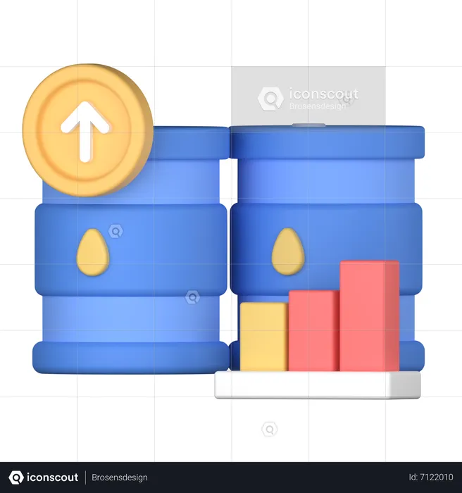 Commodity price  3D Icon