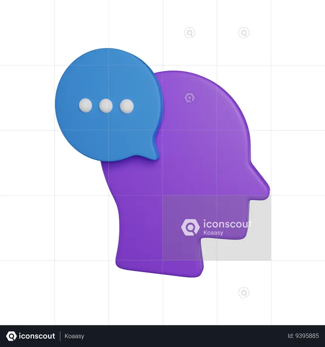 Communication Bubble  3D Icon