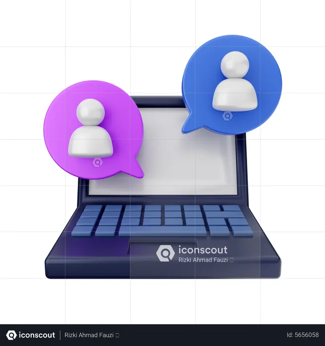 Communication Chat  3D Icon