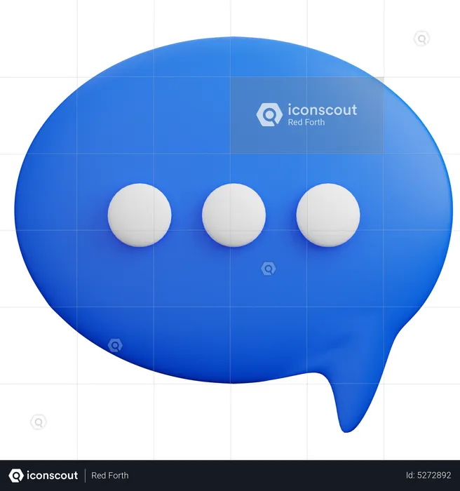 Communication Chat  3D Icon