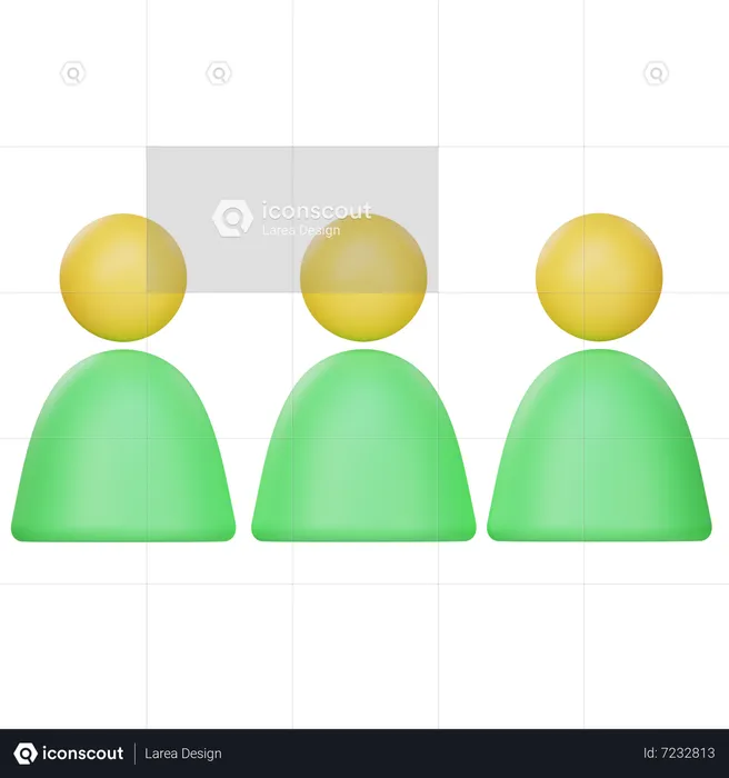 Community  3D Icon