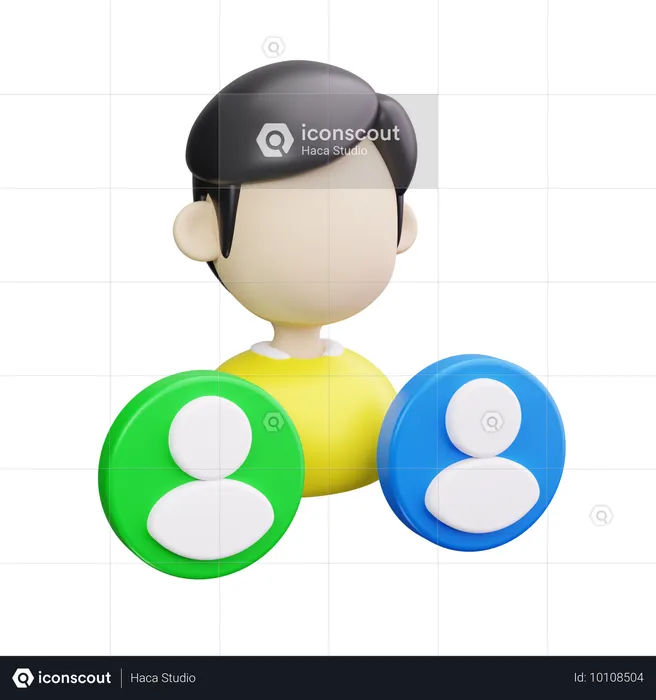 Community Manager  3D Icon