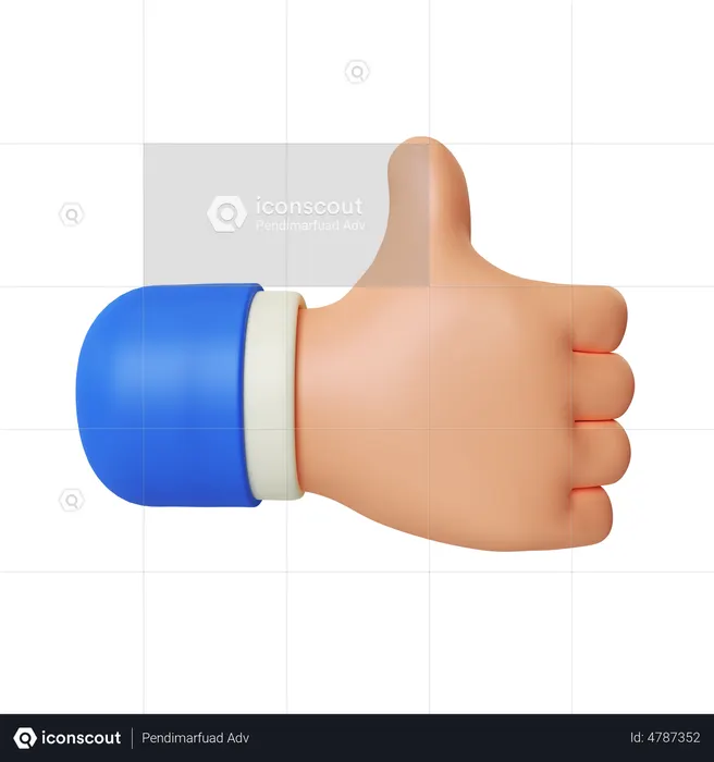 Como gesto de mão  3D Icon