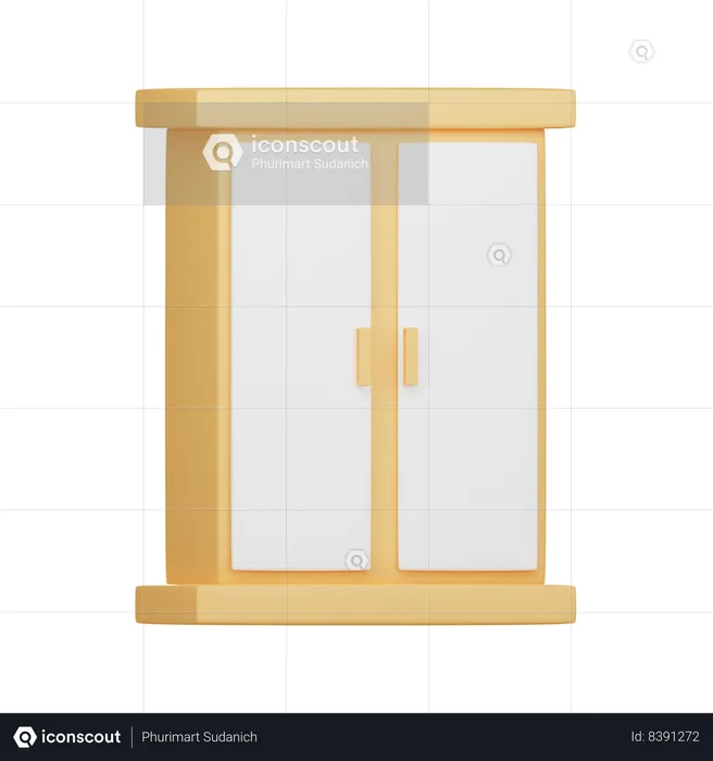 Vestidor  3D Icon