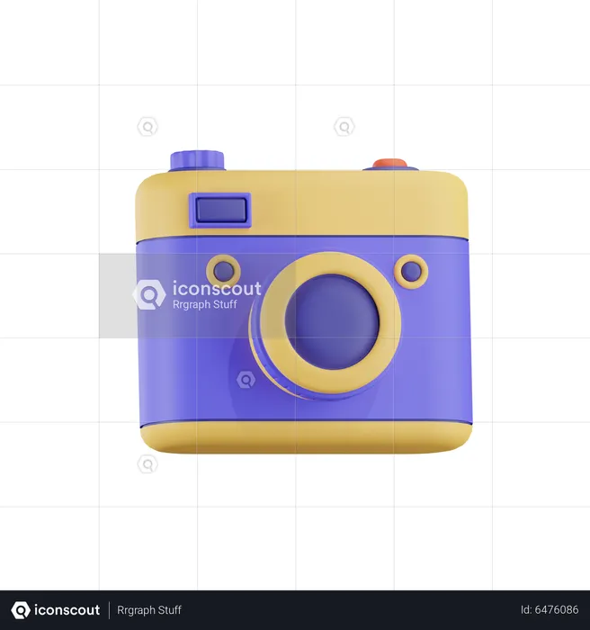 Compact Camera  3D Icon