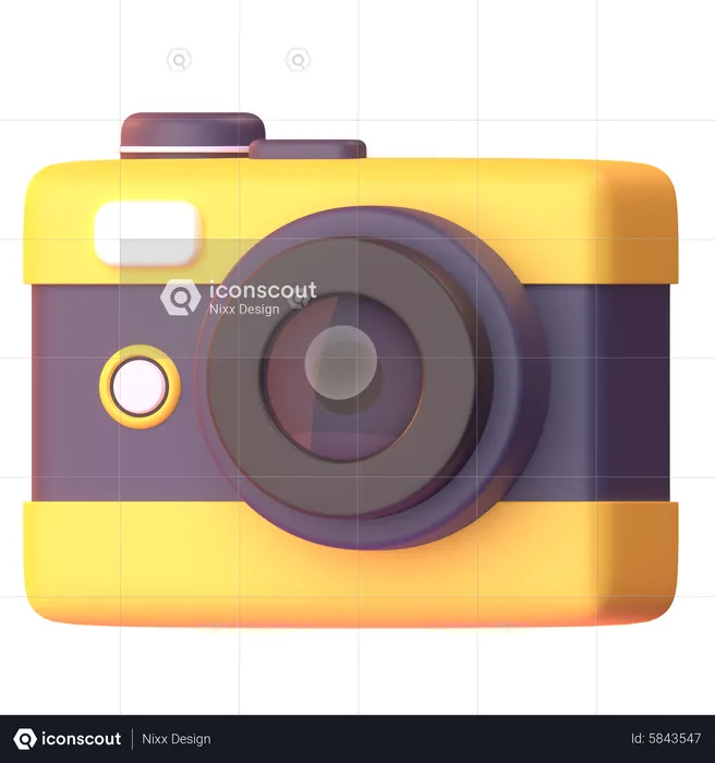 Compact Camera  3D Icon