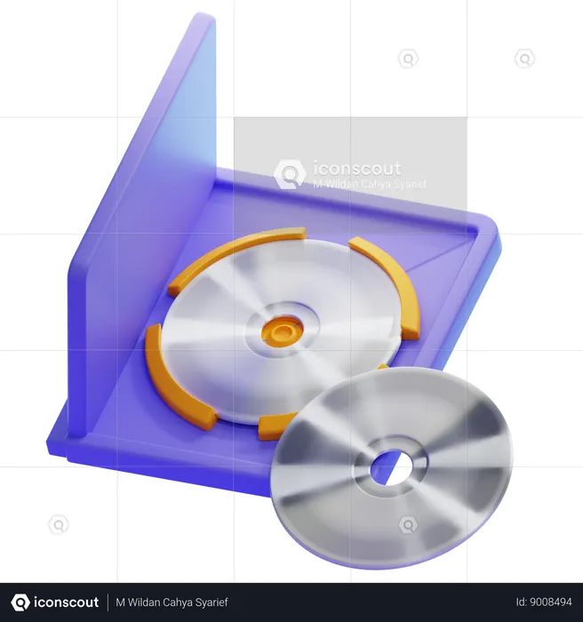COMPACT DISK  3D Icon