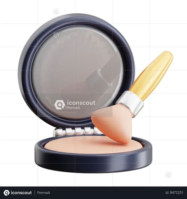 Compact powder  3D Icon