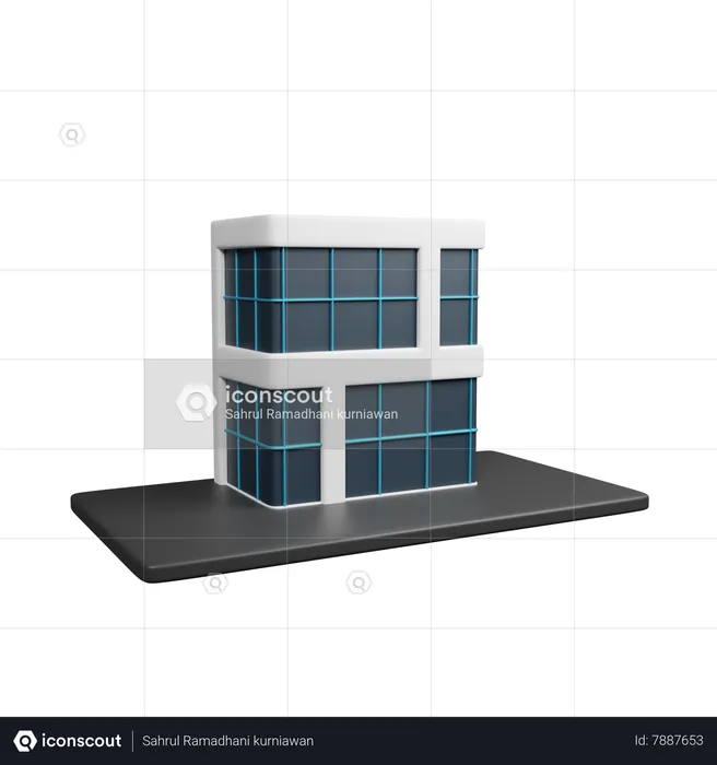 Company Building  3D Icon