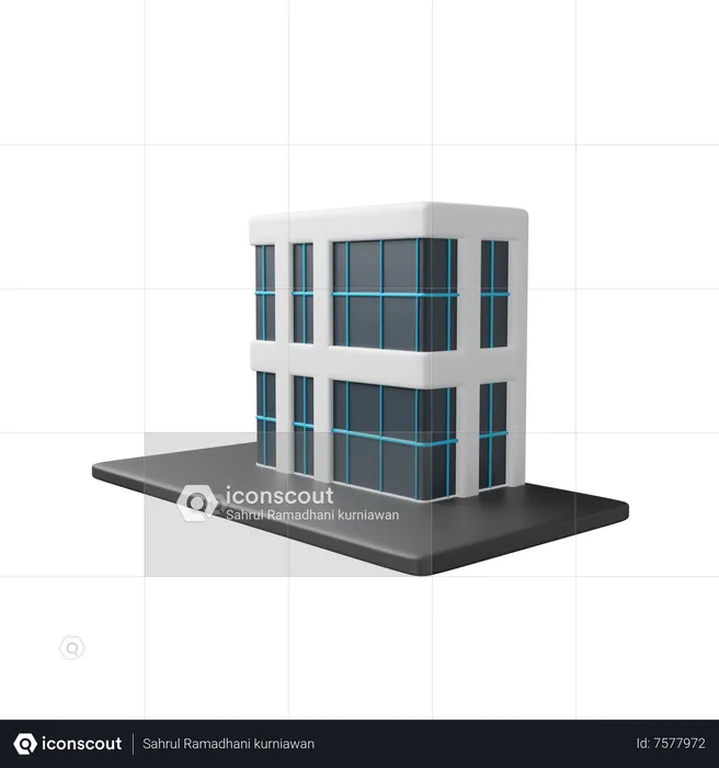 Company Building  3D Icon