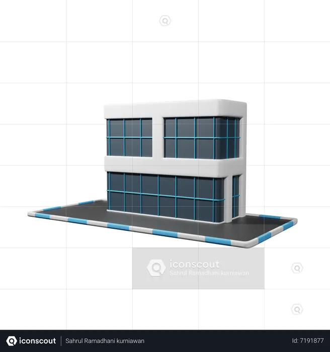 Company Building  3D Icon