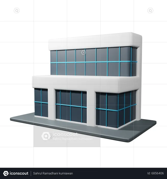 Company Building  3D Icon